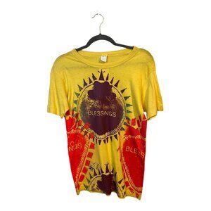 Snowmilk Streetwear Yellow "Blessings" t-shirt with Original Snowmilk Design